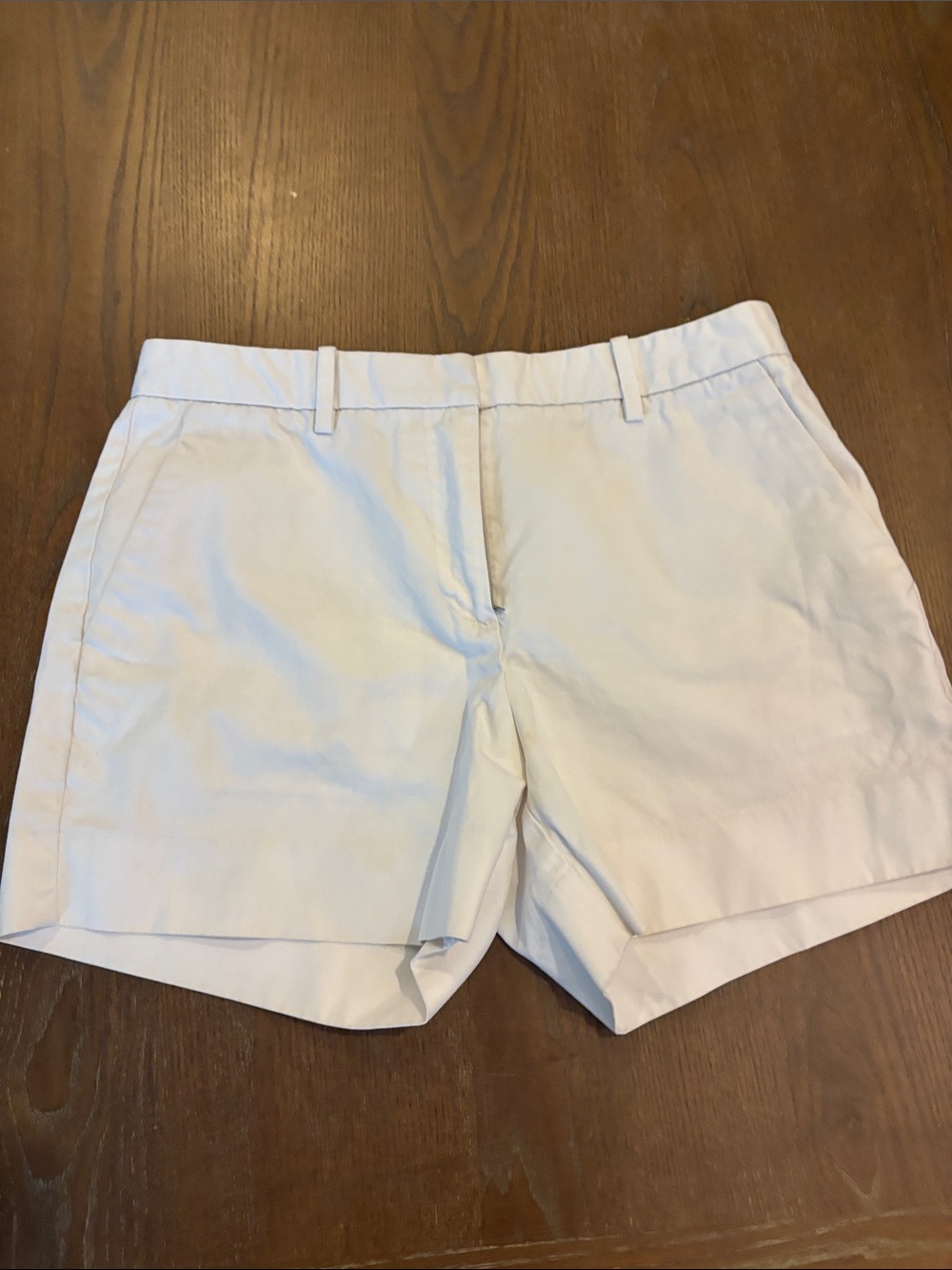 GAP White Tailored Cotton-Blend Bermuda Shorts